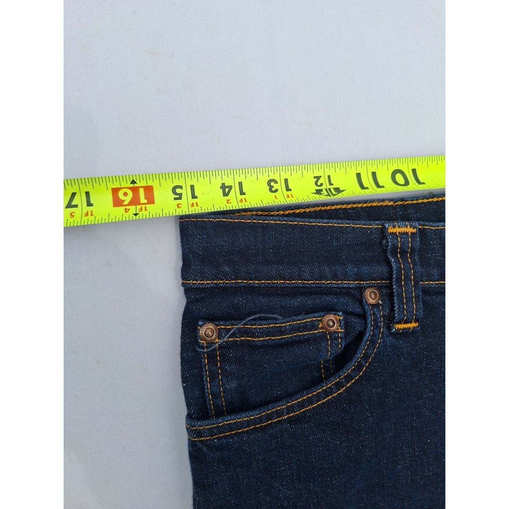 Nudie Jeans High Kai Mens 31x32 Blue Denim Jean Stretch Dark Blue Skinny - Picture 8 of 16